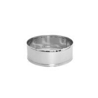 RUNDSIEB / PUDERZUCKERSIEB, EDELSTAHL - 0,2 MM NETZMASCHEN, Ø 280 mm VE 1