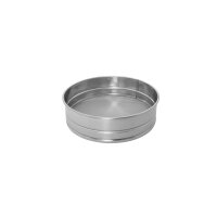 RUNDSIEB / MEHL- UND ZUCKERSIEB - EDELSTAHL RING UND MASCHEN 0,60 MM, Ø 220 mm / 0,60 mm VE 1