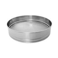 RUNDSIEB / MEHL- UND ZUCKERSIEB - EDELSTAHL RING UND MASCHEN 0,60 MM, Ø 400 mm / 0,60 mm VE 1