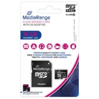 Speicherkarte MicroSDHC, 16GB MEDIARANGE gallery