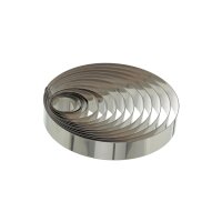 TORTENRINGE EDELSTAHL OHNE BORDE, 120 x 60 mm VE 1