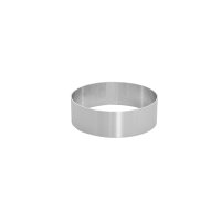 Dessert- und Tortenring 160 x 50 x 2,0 mm Tortenring Aluminium 160 x 50 x 2 mm