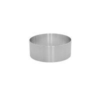 DESSERT- UND TORTENRINGE - ALUMINIUM, 180 x 70 mm VE 1