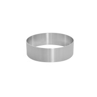 DESSERT- UND TORTENRINGE - ALUMINIUM, 200 x 60 mm VE 1