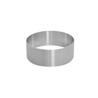 Dessert- und Tortenring 200 x 80 x 2,0 mm Tortenring Aluminium 200 x 80 x 2 mm