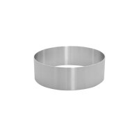 Dessert- und Tortenring 220 x 70 x 2,0 mm Tortenring Aluminium 220 x 70 x 2 mm