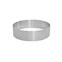 DESSERT- UND TORTENRINGE - ALUMINIUM, 260 x 70 mm VE 1