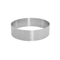 Dessert- und Tortenring 280 x 80 x 2,0 mm Tortenring Aluminium 280 x 80 x 2 mm