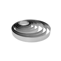 Tortenring-Set, 7-teilig, Höhe: 60 mm Tortenring-Set Aluminium 7-teilig