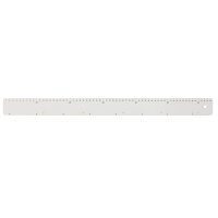 BACKLINEAL, RESOPAL, STARR, WEIß, 645 x 50 mm VE 1