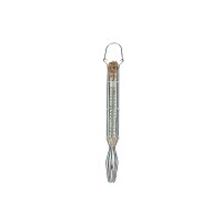 THERMOMETER, VERCHROMTER DRAHT, MILCH, -10°C bis +...