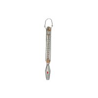 THERMOMETER, VERCHROMTER DRAHT, FETT, +80°C bis...