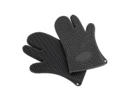 Backhandschuh aus Silikon, schwarz, 285 mm