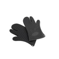 BACKHANDSCHUH - SILIKON - SCHWARZ , 285 mm VE 1 Paar
