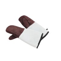 BACKHANDSCHUHE LEDER GEFÜTTERT MIT STULPEN, 450 x 140 mm VE 1 Paar