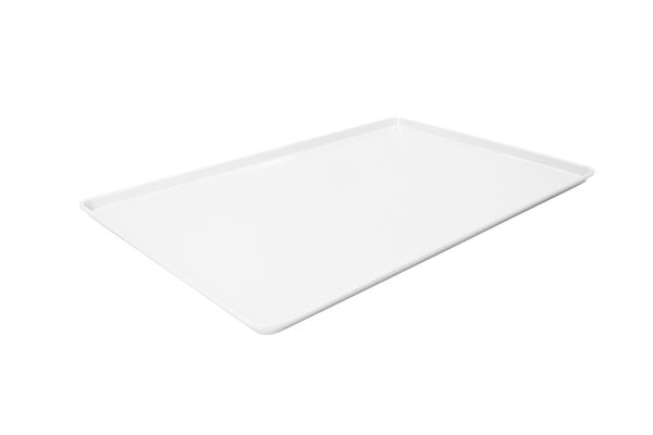 Auslagentablett aus Melamin Platten, weiß, 600 x 400 x 20 mm