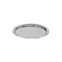 SERVIERTABLETTS - OVAL - EDELSTAHL POLIERT -...
