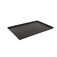 AUSSTELLBLECHE / THEKENBLECHE - ABS SCHWARZ GENARBT, 400...