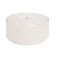 TORTENHAUBE / ABDECKHAUBE - RUND - PE TRANSPARENT, Ø 300 mm 120 mm VE 1