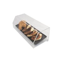 THEKENAUFSTELLER / VITRINE - ACRYL TRANSPARENT - FÜR BLECHE 200X600 MM, 635 x 260 x 210 mm VE 1