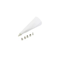 HAUSHALTS-SPRITZBEUTEL-SET MIT TÜLLEN UND ADAPTER, 1 - 280 mm VE 1 Set