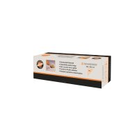 EINWEG-SPRITZBEUTEL "PREMIUM" - GEROLLT - 80 µ - ORGANGE/TRANSPARENT, 590 x 280 mm VE 100