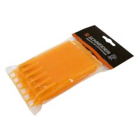 Verschluss-Clip 125 mm orange mit Messer