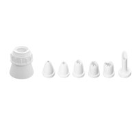 TÜLLEN-ADAPTER-SET - PP - WEIß, 6-teilig / 6 pcs. VE 1 Set