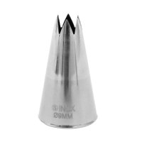 STERNTÜLLEN- EDELSTAHL, AUS EINEM STÜCK GEZOGEN, Ø 9 mm VE 1