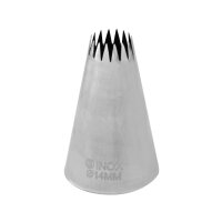 STERNTÜLLEN (FRANZÖSISCHE TÜLLEN) - EDELSTAHL, AUS EINEM STÜCK , Ø 14 mm VE 1