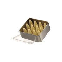 SPRITZTÜLLEN-SET / TÜLLENKASSETTE - 12 TEILIG - PP, 4 Stern-/4 Loch- u. 4 Garniertüllen VE 1 Set