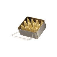 SPRITZTÜLLEN-SET / TÜLLENKASSETTE - 12 TEILIG - PP, 4 Stern-/4 Loch- u. 4 Garniertüllen VE 1 Set