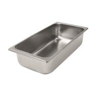 Eisbehälter, 3,3 Liter Eisbehälter, Edelstahl 330 x 165 x 80 mm - 3,3 L