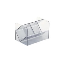 LÖFFELFLÖTE / LÖFFELBEHÄLTER - ACRYL - 3 BOXEN, 225 x 150 x 150 mm VE 1