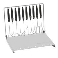 PRALINENTUNKGABEL-SET GROß, 10-tlg.+ Ständer / 10 pcs.+ rack VE 1 Set