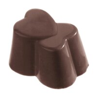 SCHOKOLADEN-FORM 275X135 MM - VALENTIN, 30 x 22 x 20 mm VE 1