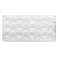 SCHOKOLADEN-FORM 275X135 MM - VALENTIN, 31 x 35 x 18 mm VE 1