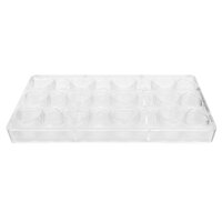 SCHOKOLADEN-FORM 275X135 MM - VALENTIN, 31 x 35 x 18 mm VE 1