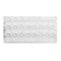 SCHOKOLADEN-FORM 275X135 MM - VALENTIN, 33 x 31 x 15 mm VE 1