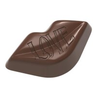Schokoladen Form Kussmund Love - K