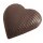 Schokoladen Form gestreiftes Herz - K