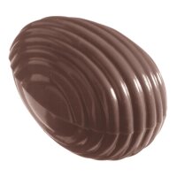 Schokoladen Form Ei mit Rillen 32 mm - K