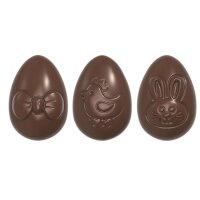 Schokoladen Form kleines lustiges Ei 3 Fig. - K