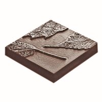 Schokoladen Form Kakaoblatt - K