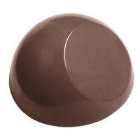 Schokoladen Form Halbkugel mit flacher Seite - K