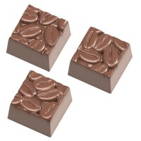 SCHOKOLADEN-FORM 275X135 MM - KAFFEEBOHNEN,  VE 1