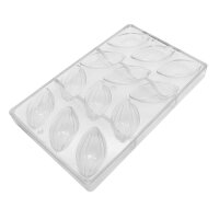 SCHOKOLADEN-FORM 275X175 MM - KAFFEEBOHNEN, 73,7 x 38 x 20 mm VE 1