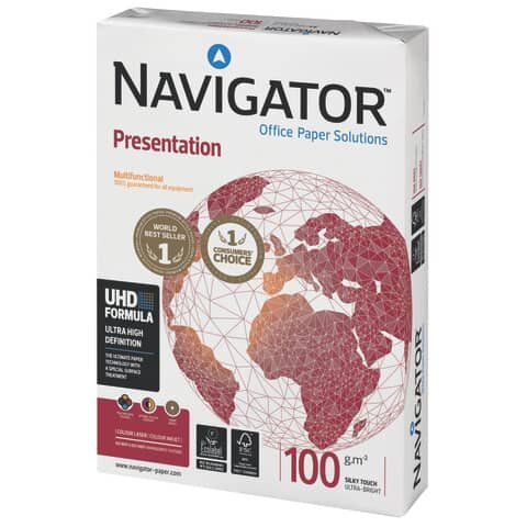 NAVIGATOR Kopierpapier Presentation DIN A4 100 g/qm 500 Blatt
