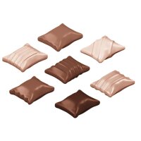 SCHOKOLADEN-FORM 275X135 MM - KEKSE, 36 x 28 x 9 mm VE 1