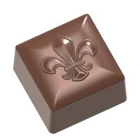 Schokoladen Form quadratisch Fleur de Lys - K